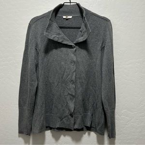 Eileen Fisher grey cardigan